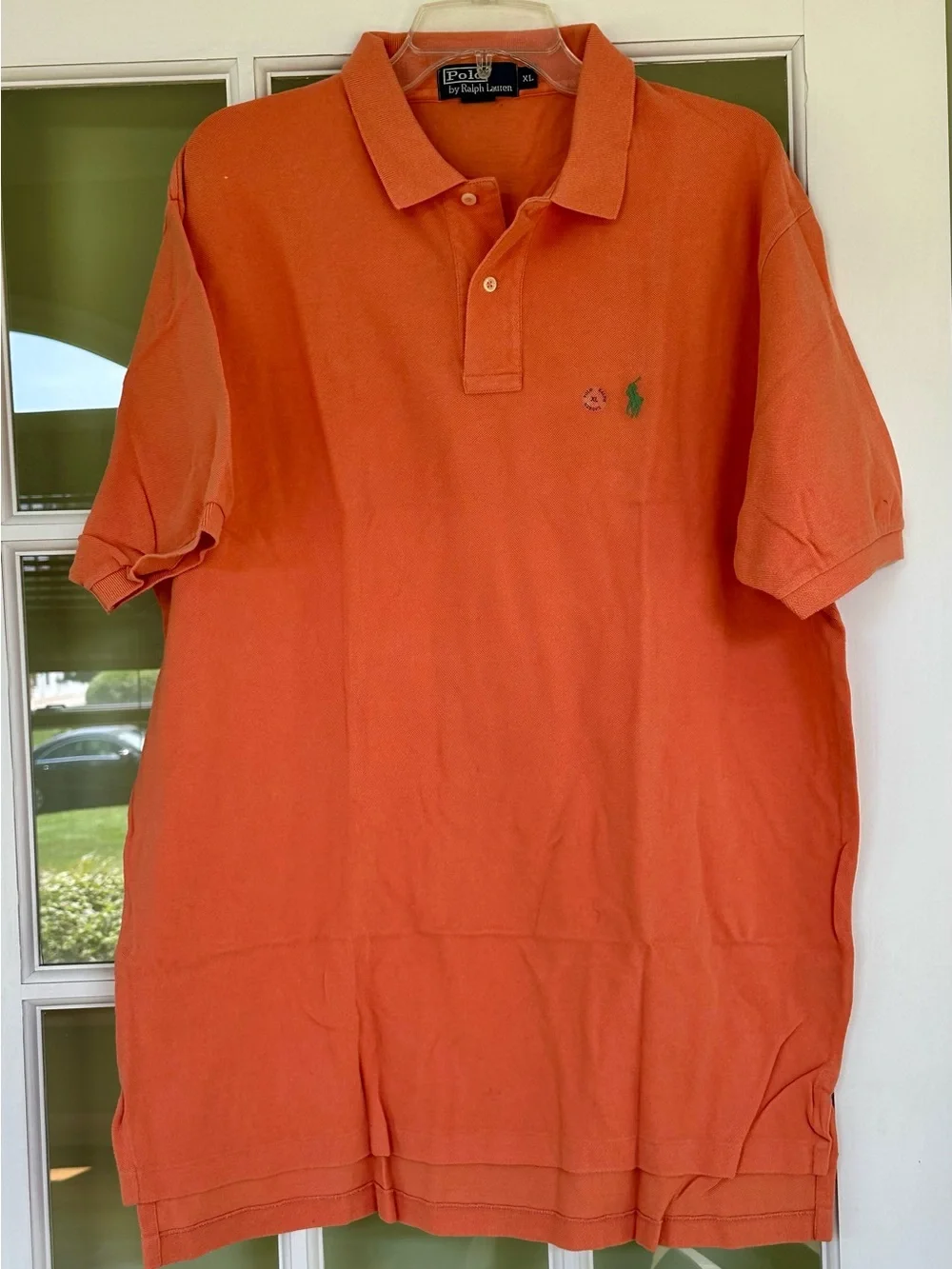 NWOT Men’s Brand New Polo by Ralph Lauren Orange Short-Sleeve collared Polo